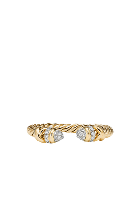 Helena Petite Diamond Open Ring, 18K Yellow Gold & Diamonds